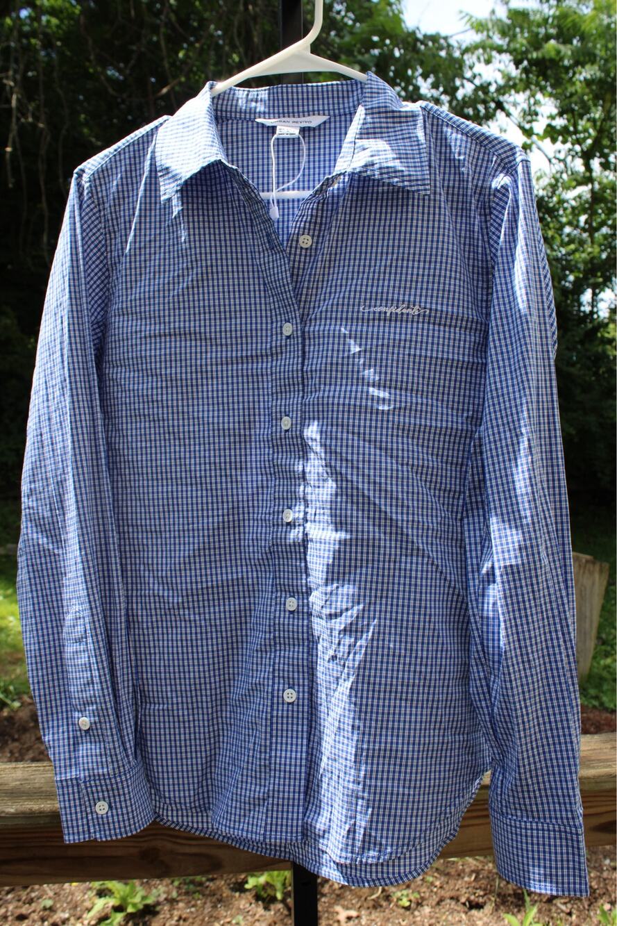 Urban Revivo Blue Check Button-Up Shirt 💙🤍 | Size S / US 4 | New With Tag